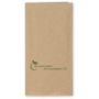 Tissue-Servietten 33x33cm 2-lagig 1/8 Buchfalz eco-friendly naturbraun 100% recycling - Vorschau 1 von 2