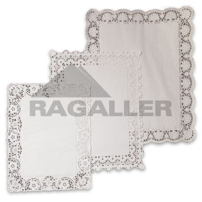 Tortenpapier rechteckig 47x31cm weiß