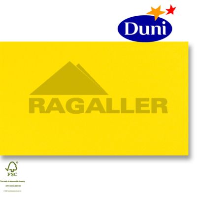 Dunicel-Mitteldecken 84x84cm gelb - D322522