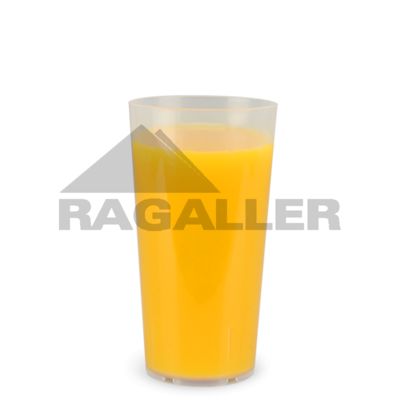Mehrweg-Trinkbecher PP mit Eichstrich 0,3l  transparent