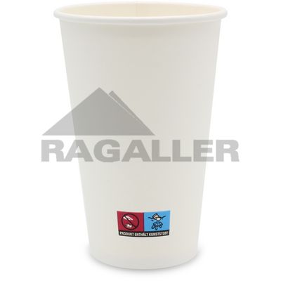 US-Coffee-Cup 16oz/400ml (Ø90mm) weiß