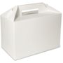 Lunchboxen mit Griff 265x128x180mm Karton weiß - Vorschau 1 von 5