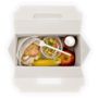 Lunchboxen mit Griff 265x128x180mm Karton weiß - Vorschau 5 von 5
