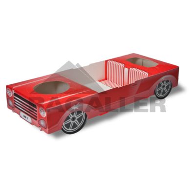 Fast-Food-Halter Auto (red box combi ) 320x120x100mm Karton