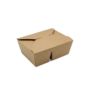 Foodcase #8 2-geteilt 1100ml (650+450) FSC Karton braun - Vorschau 2 von 2