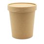 Suppenbehälter Soup2Go-Container 16oz/450ml braun Pappe/PLA - Vorschau 2 von 3