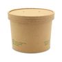 Suppenbehälter Soup2Go-Container 20oz/570ml mit Deckel braun PLA-beschichtet "Urban Leaf" - Vorschau 2 von 3