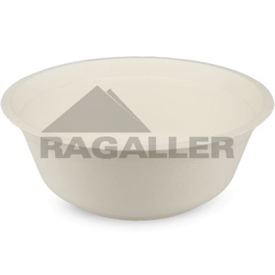 Bagasse-Schalen rund 750ml Ø17,5cm Höhe: 6,7cm eco-friendly