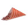 Spitztüten 19cm - 125g Kraftpapier rot-weiß gefädelt - Vorschau 2 von 2