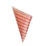 Spitztüten 19cm - 125g Kraftpapier rot-weiß gefädelt - Vorschau 1 von 2