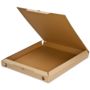 Pizzakarton 32x32x3cm Modell: "Cuboxale" Qualität: Standard braun (innen- und außenseitig) unbedruckt - Vorschau 2 von 2