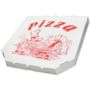 Pizzakarton 32x32x3cm Modell: Treviso Qualität: Standard weiß - Neutraldruck - Vorschau 2 von 2