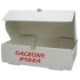 Pizzakarton 27x16x7cm Modell: "Calzone" Qualität: Standard weiß - Neutraldruck - Vorschau 1 von 2