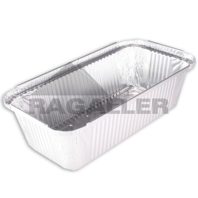 Alu-Behälter 670ml eckig 202x109x49mm - R13L