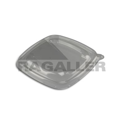 Deckel RPET für "BePulp"Schalen 375 und 500ml klar 13x13x1,8cm