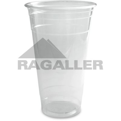 US-Clear Cup rPET 20oz/500ml (Ø95mm) mit Eichstrich glasklar