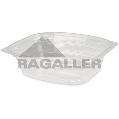 Salatschalen PLA 750ml rechteckig klar eco-friendly - Achtung, bitte kühl lagern!