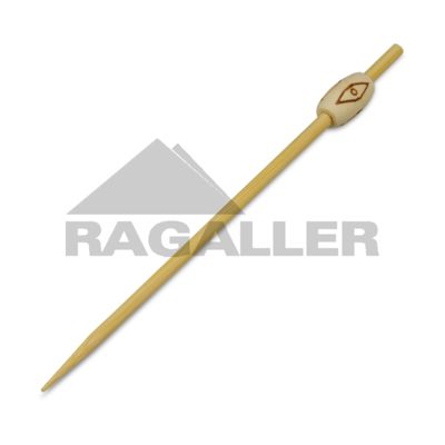 Partypicker aus Bambus mit Holzperle 120mm 
