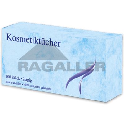 Kosmetiktücher 2-lagig 20x21cm weiß