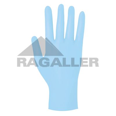 Nitril-Handschuhe XL ungepudert blau
