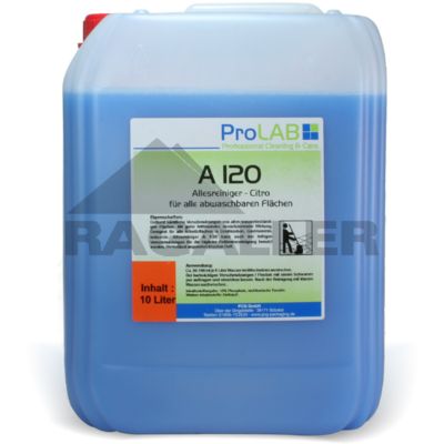Allesreiniger A-120 Citro mit Fettlösekraft 10 Liter Kanister (VOC-Gehalt < 3 %)