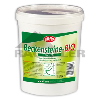 Beckensteine  Fichte ohne Paradichlorbenzol grün 1 kg Dose (VOC-Gehalt < 3 %)