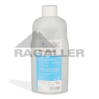 Händedesinfektion Descoderm VAH/DGHM Kriterien 1 Liter Flasche - LQ (VOC-Gehalt = 45%)
