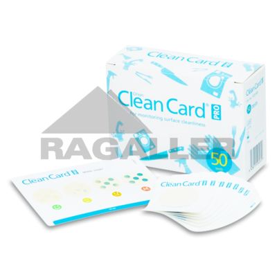 Hygiene-Kontrollkarte CleanCard PRO 50 Karten 