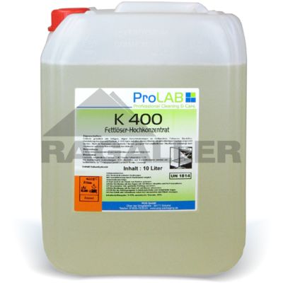 Grill- und Backofenreiniger K-400 10 Liter Kanister - UN-1814/8/II/KK (VOC-Gehalt < 3 %)