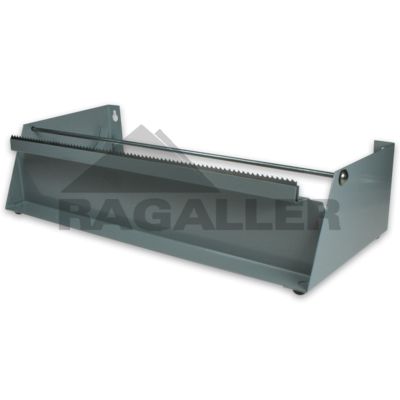 Einzelrollenspender pulverbeschichtetes Stahlblech grau für Folie 30cm breit - Bild 1 von 2