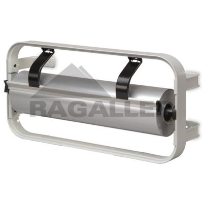 Abroller für Wandmontage grau 50cm glattes Messer für Secarerolle